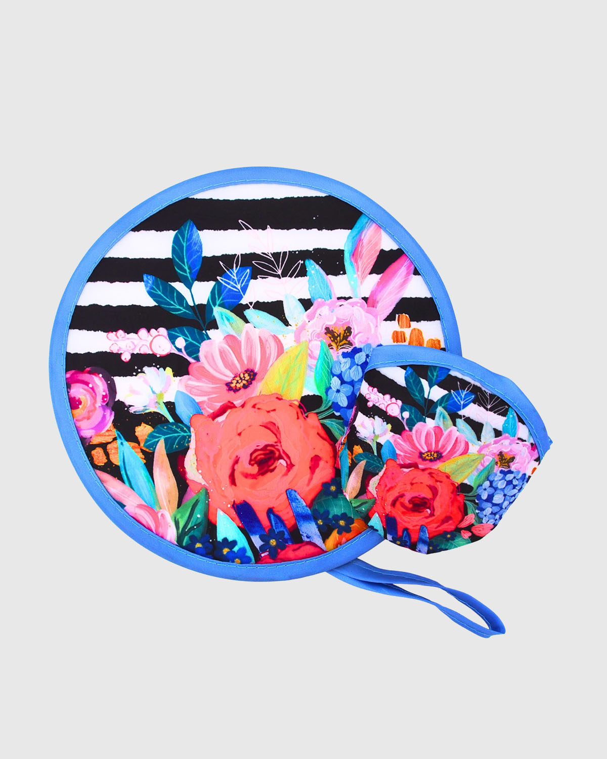 Eco-Friendly Midnight Garden Twist Fan