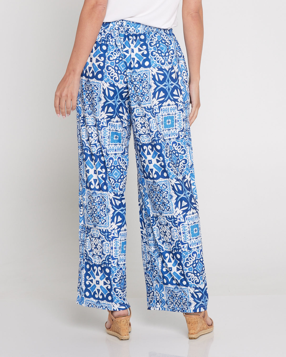 Tammy Stretch Jersey Pants - Seville Ceramic