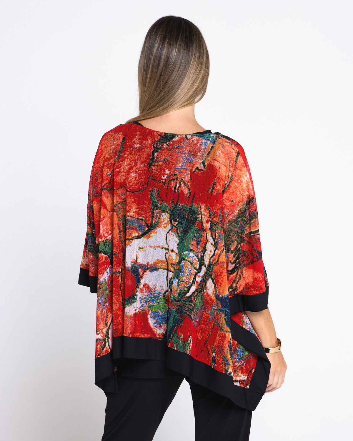 Asta Mesh Top - Autumn Forest