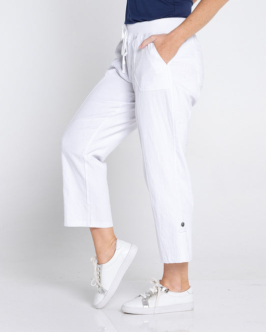 Sammy Cargo Capri - White