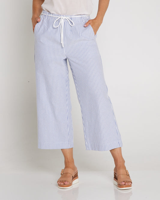 Sarah Pant - Blue/White Stripe