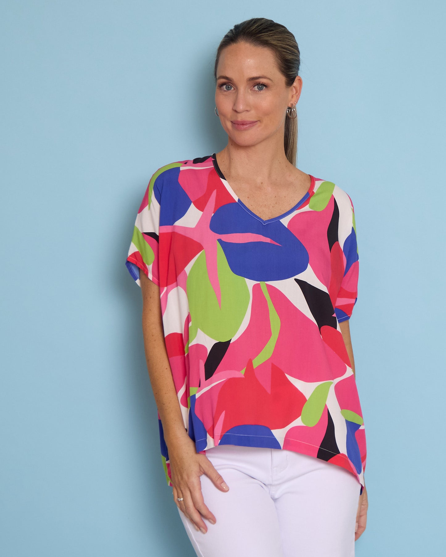 Colour Pop Top - Raspberry Lime