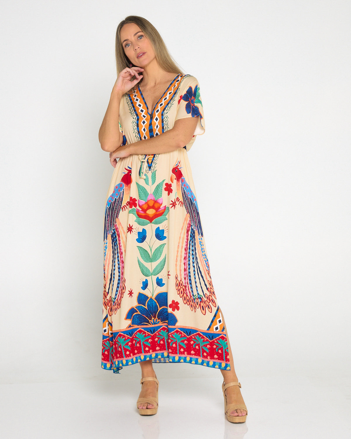 Kia Ora Maxi Dress - Sandy Paradise