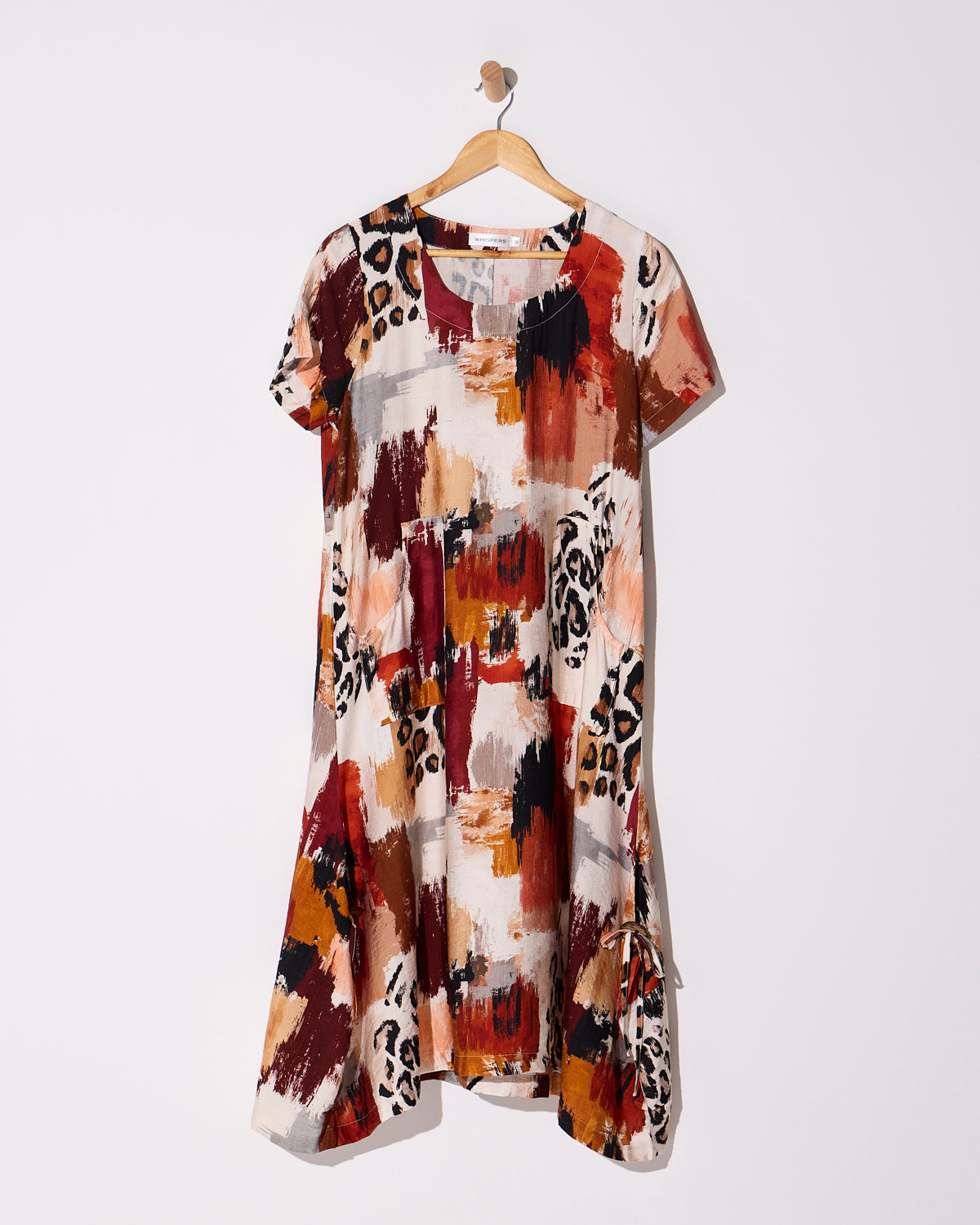 Savannah Dress - Rust/Ochre Safari