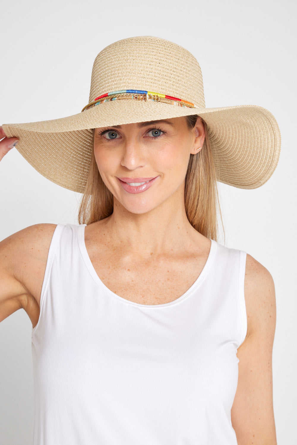 Wide brim hat womens on sale