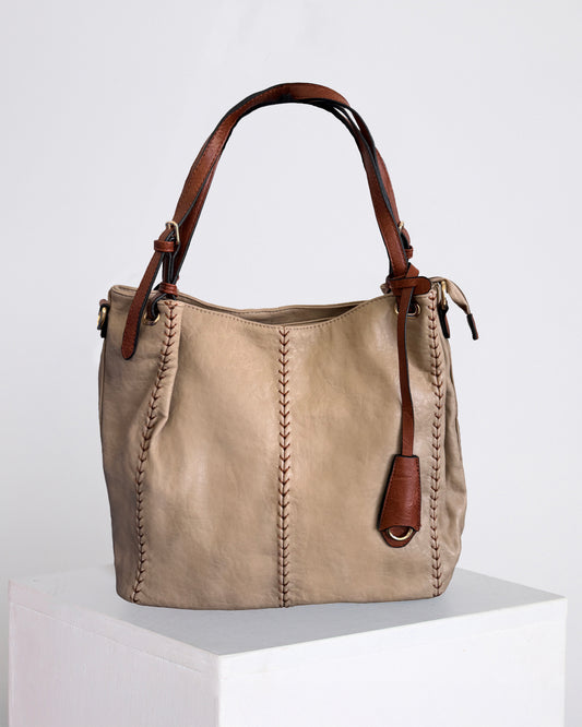 The Aspen Tote - Caramel