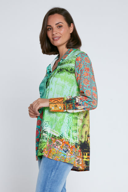 Long Sleeve Digital Shirt - Marrakesh Mirage