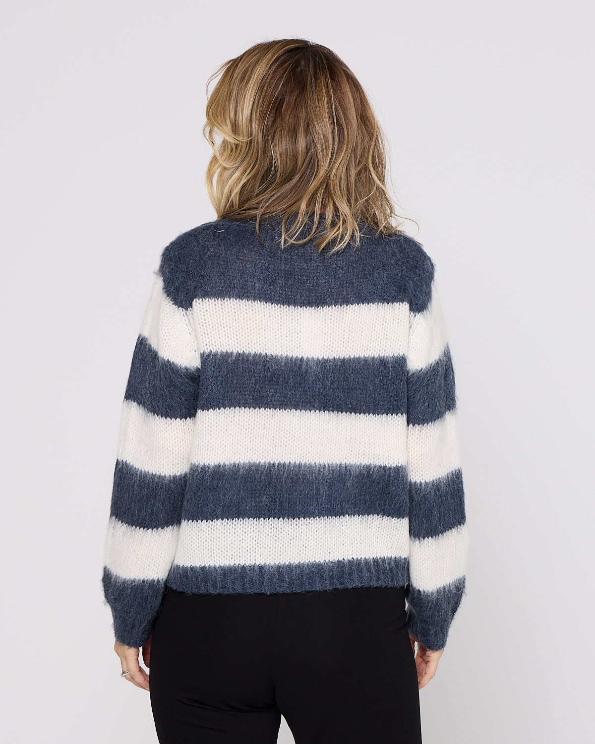 Pallas Stripe Jumper - Navy