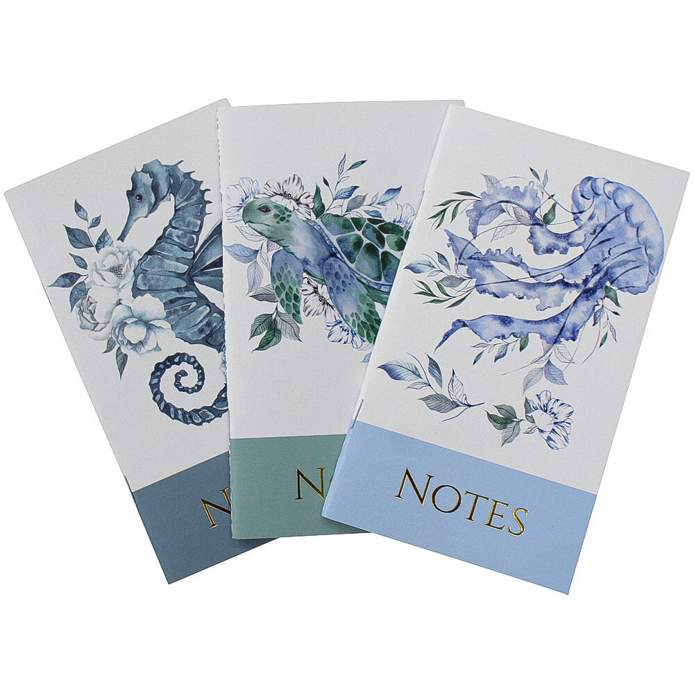 Set of 3 Notebooks - Ocean