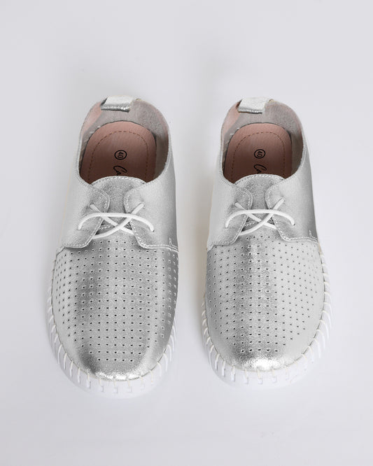 Darby Shoes - Silver