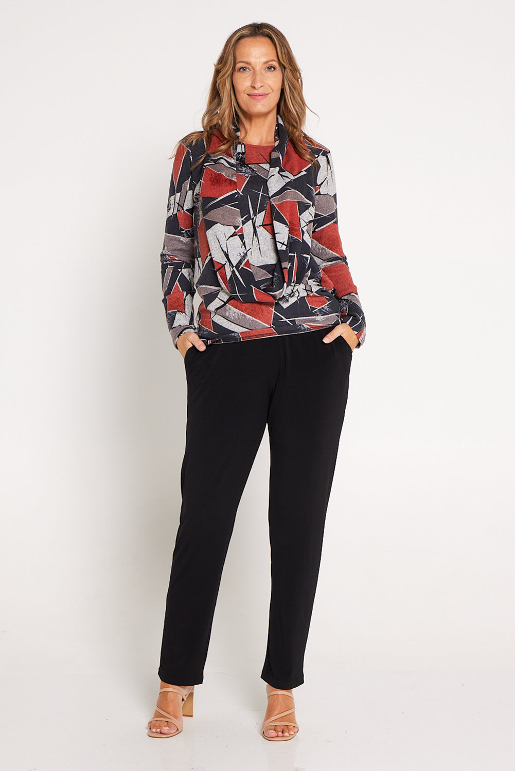 Gianna Pocket Pants - Black