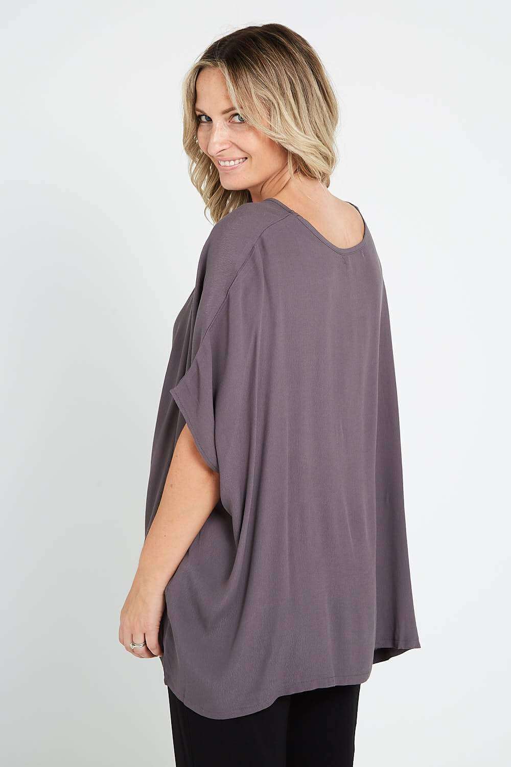 Kuala Lumpur Top - Charcoal