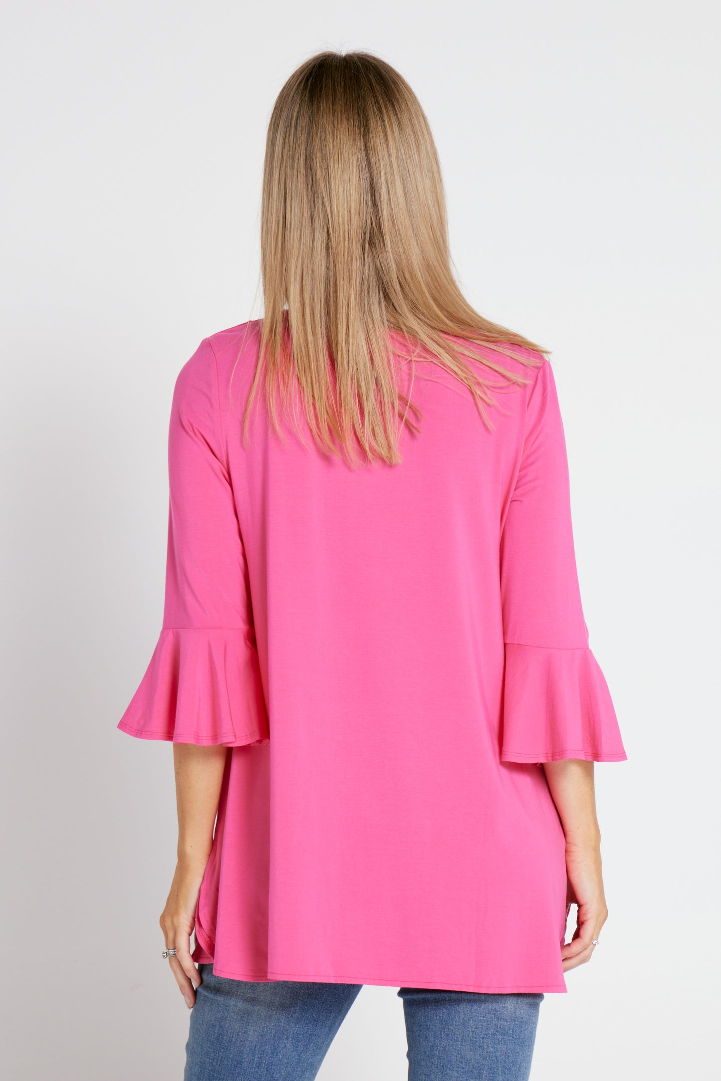 Lacey Bamboo Top - Hot Pink