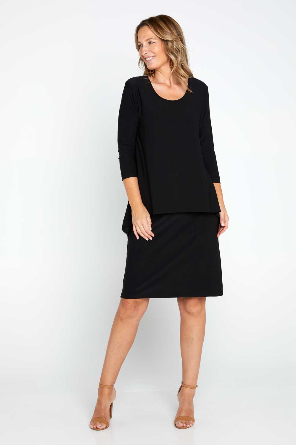 Forgiveness Dress - Black | Trendy Clothes for Women over 50 | TULIO TULIO Fashion Forgiveness Dress - Black | Trendy Clothes for Women over 50 | TULIO TULIO Fashion
