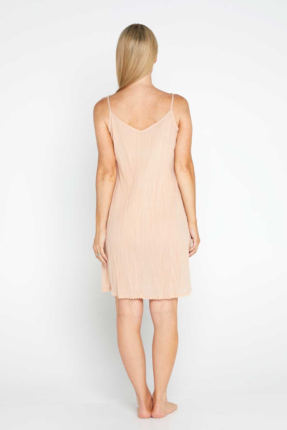 Reversible Cotton Slip - Cream