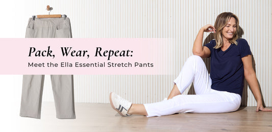 Pack, Wear, Repeat: Meet the Ella Essential Stretch Pants