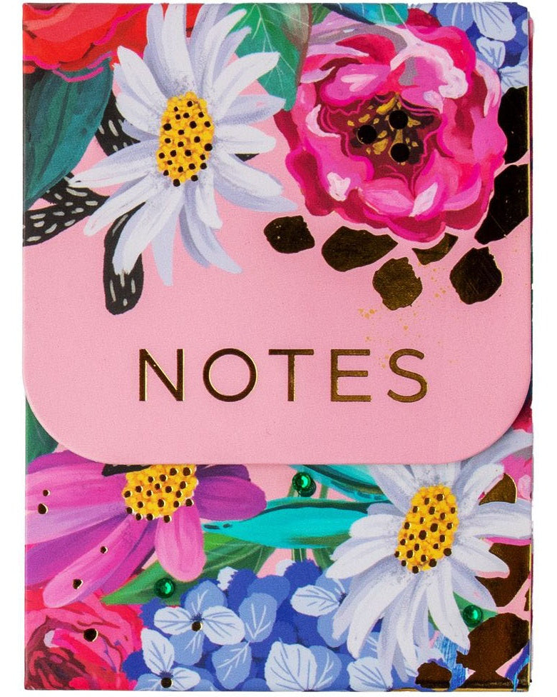 Wildflowers Magnetic Pocket Notepad