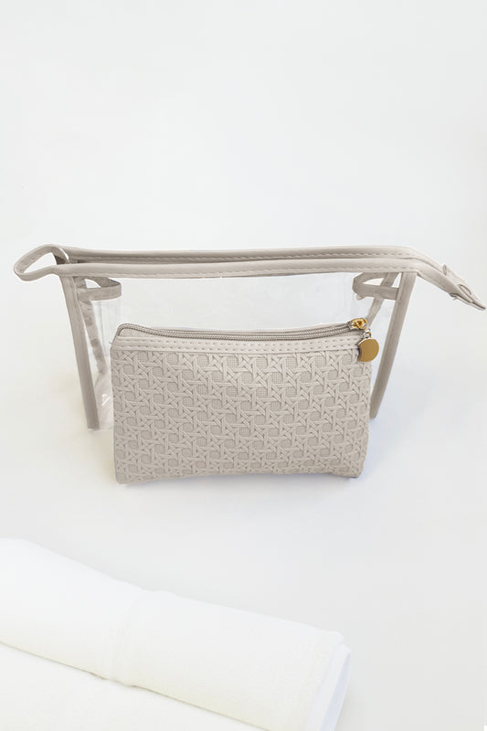 Serenity Cosmetic/Travel Cases - Magnolia Weave