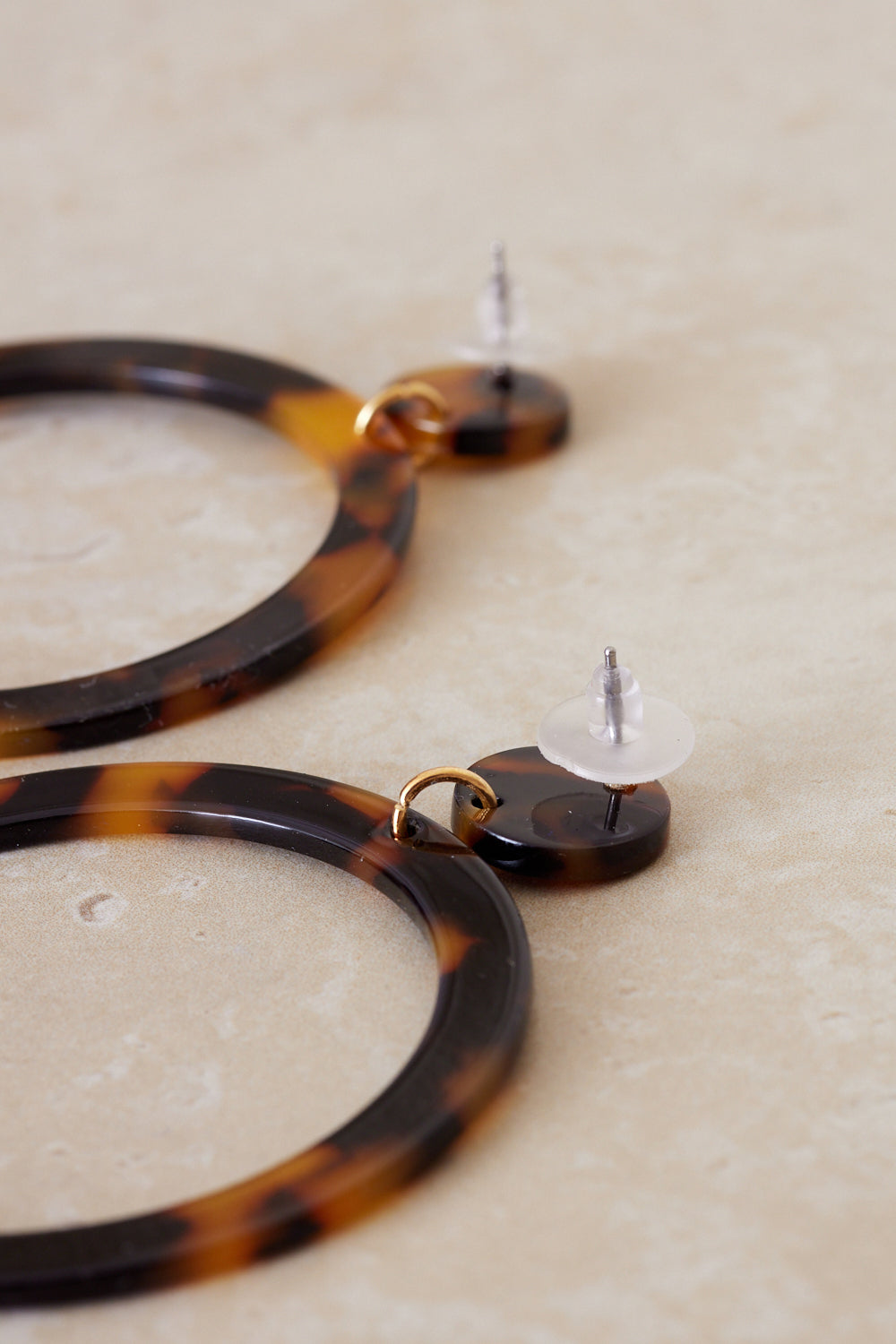 Gina Earrings - Tortoiseshell