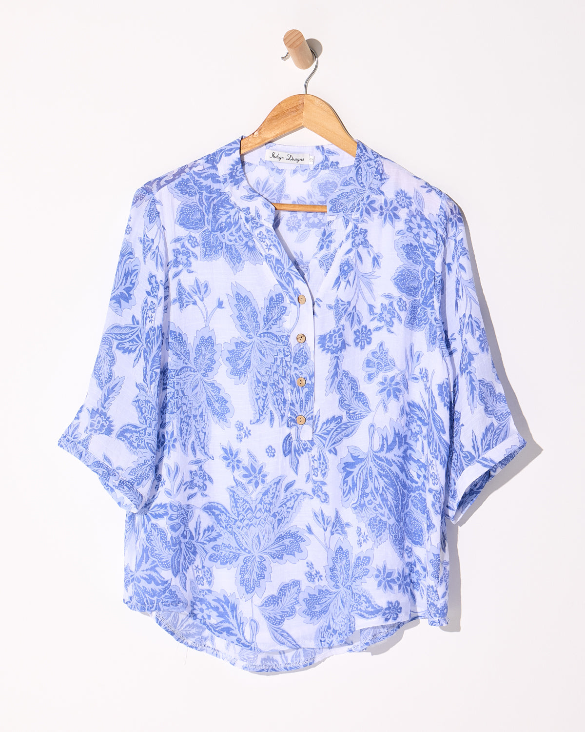 Marissa Blouse - Jacobean Sky