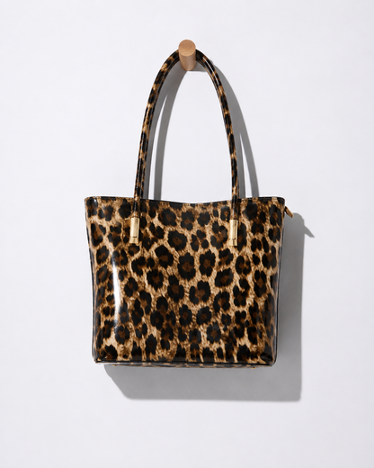 Scarlett Petite Tote - Leopard Print