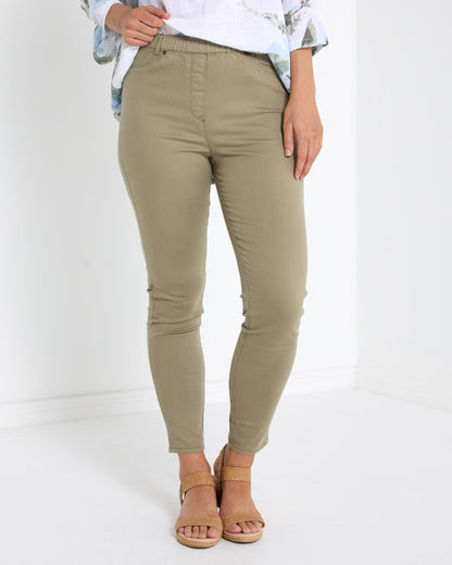 Denver Jeggings - Olive