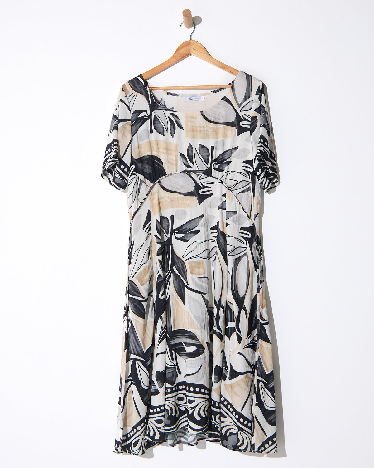 Wellington Dress - Black Tapestry