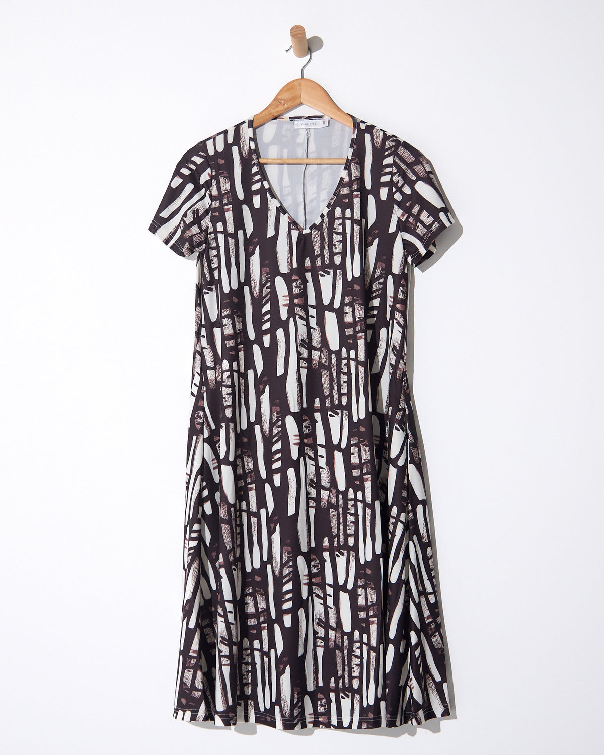 Christobel Dress - Chocolate Sketch