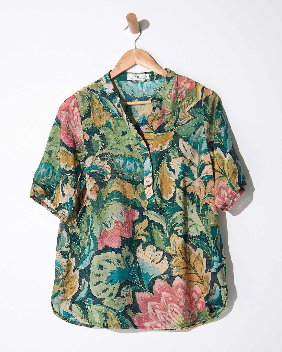 Bellamy Top - Green Floral