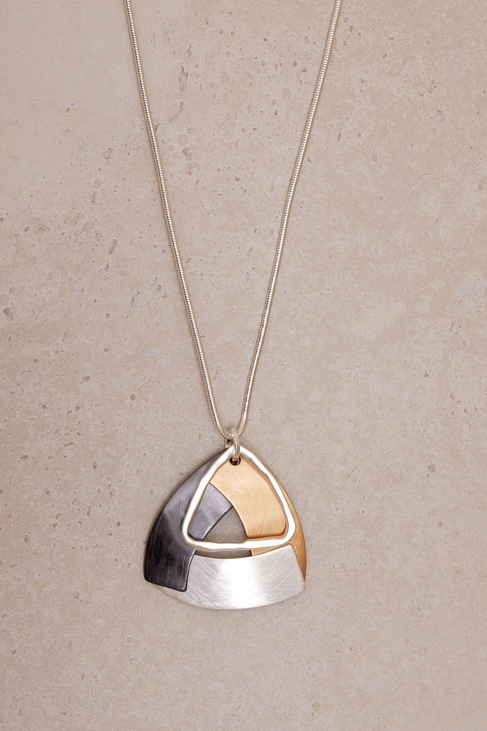 Trinity Geometric Necklace