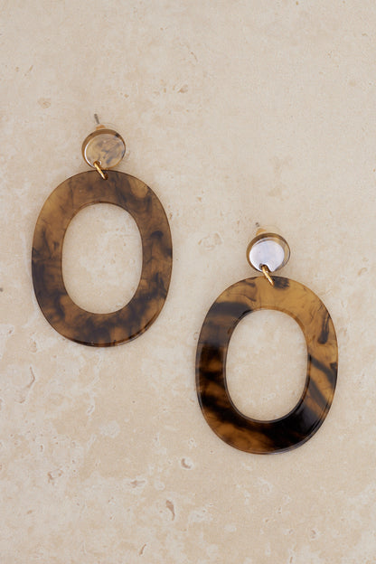 Sahara Earrings - Brown