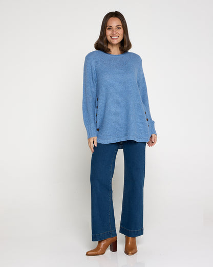 Paris Knit Jumper - Blue