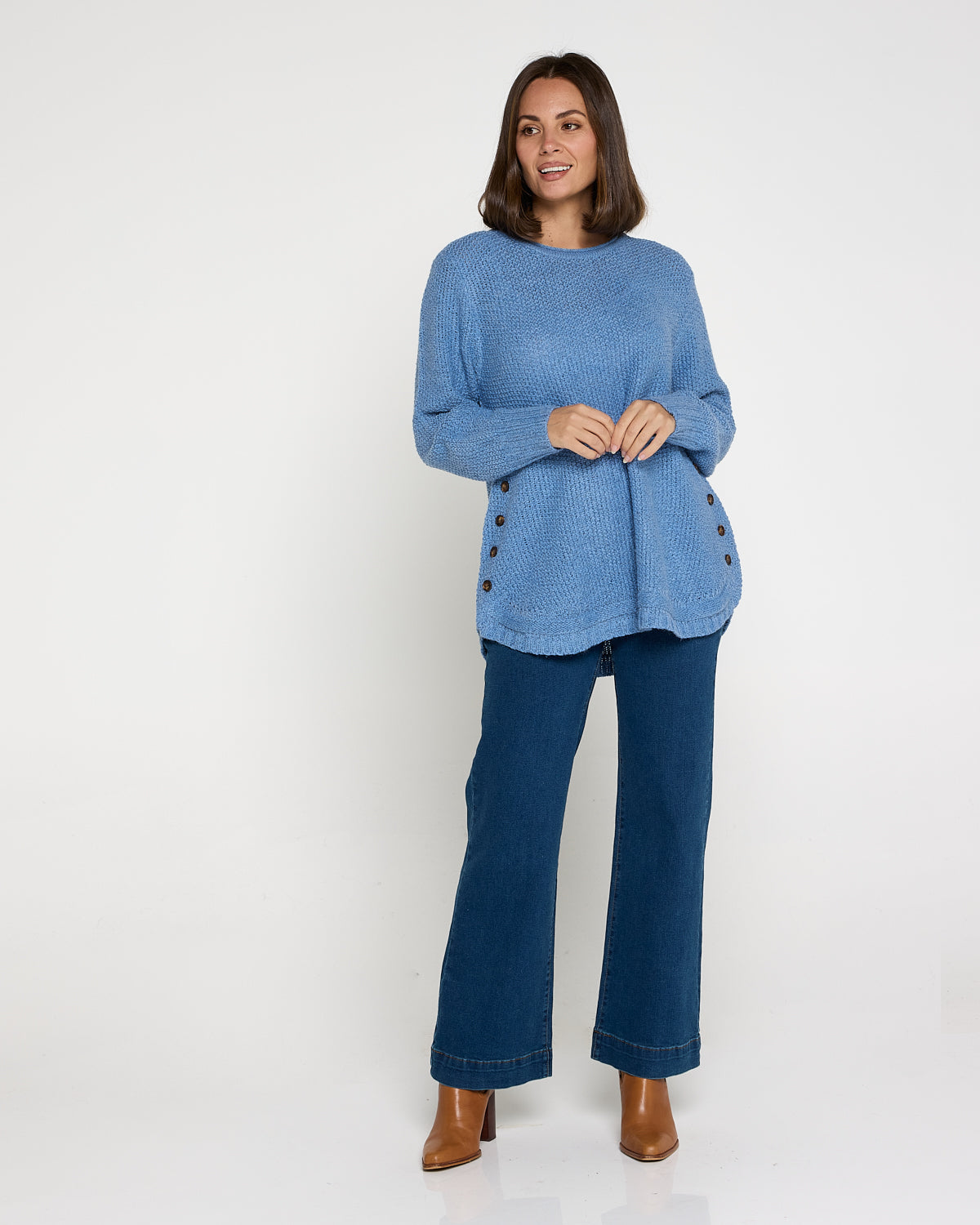 Paris Knit Jumper - Blue