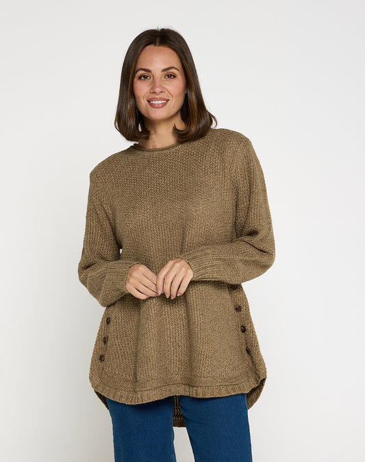 Paris Knit Jumper - Olive