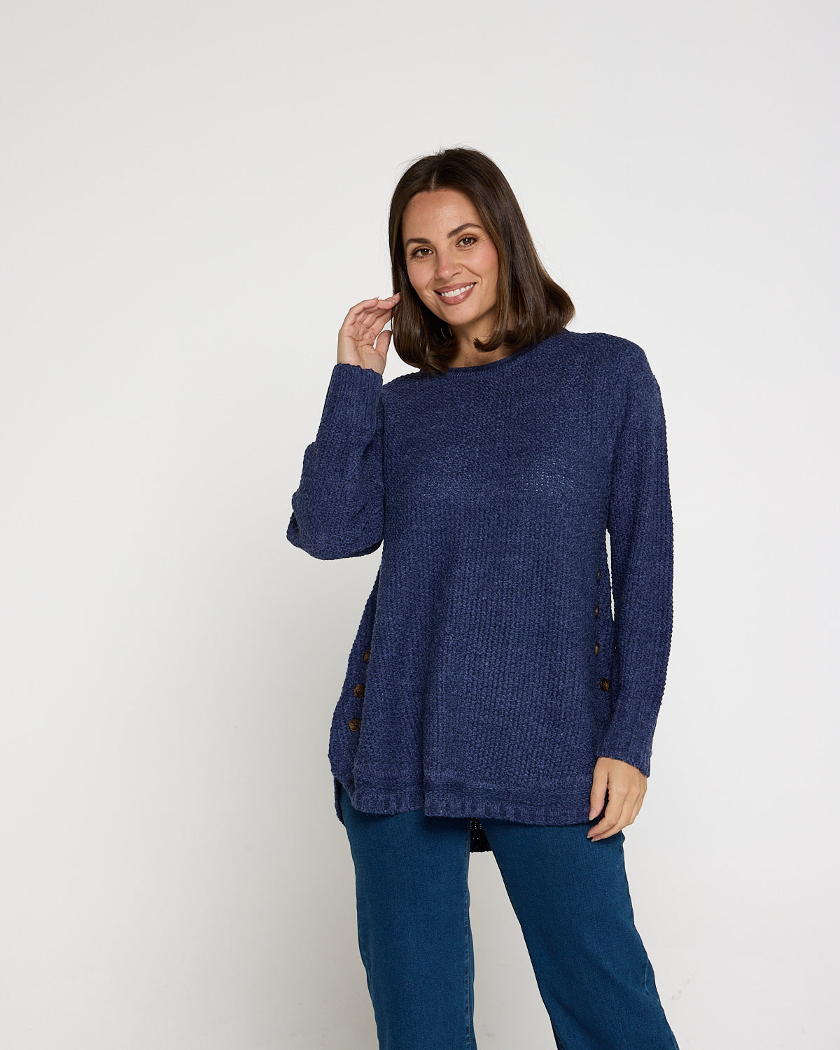 Paris Knit Jumper - Navy