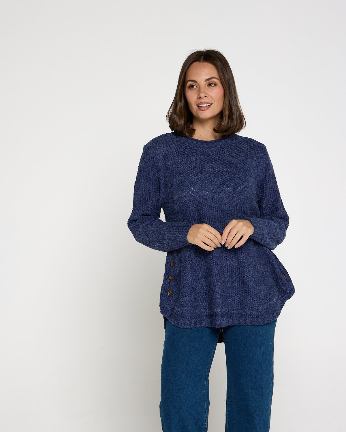 Paris Knit Jumper - Navy