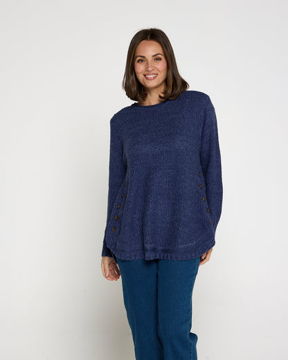 Paris Knit Jumper - Navy