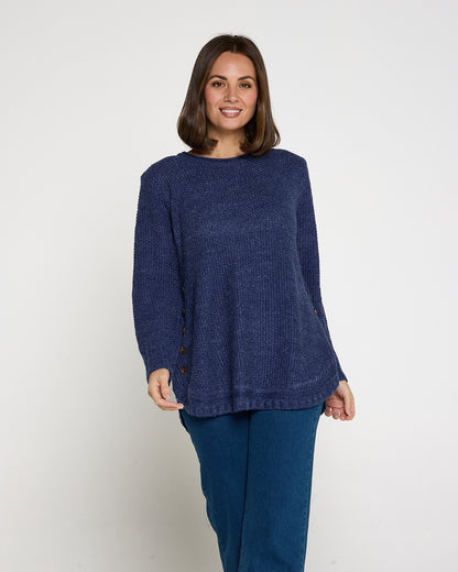 Paris Knit Jumper - Navy
