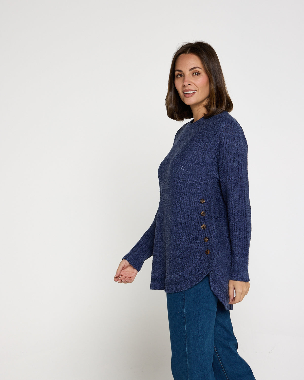 Paris Knit Jumper - Navy