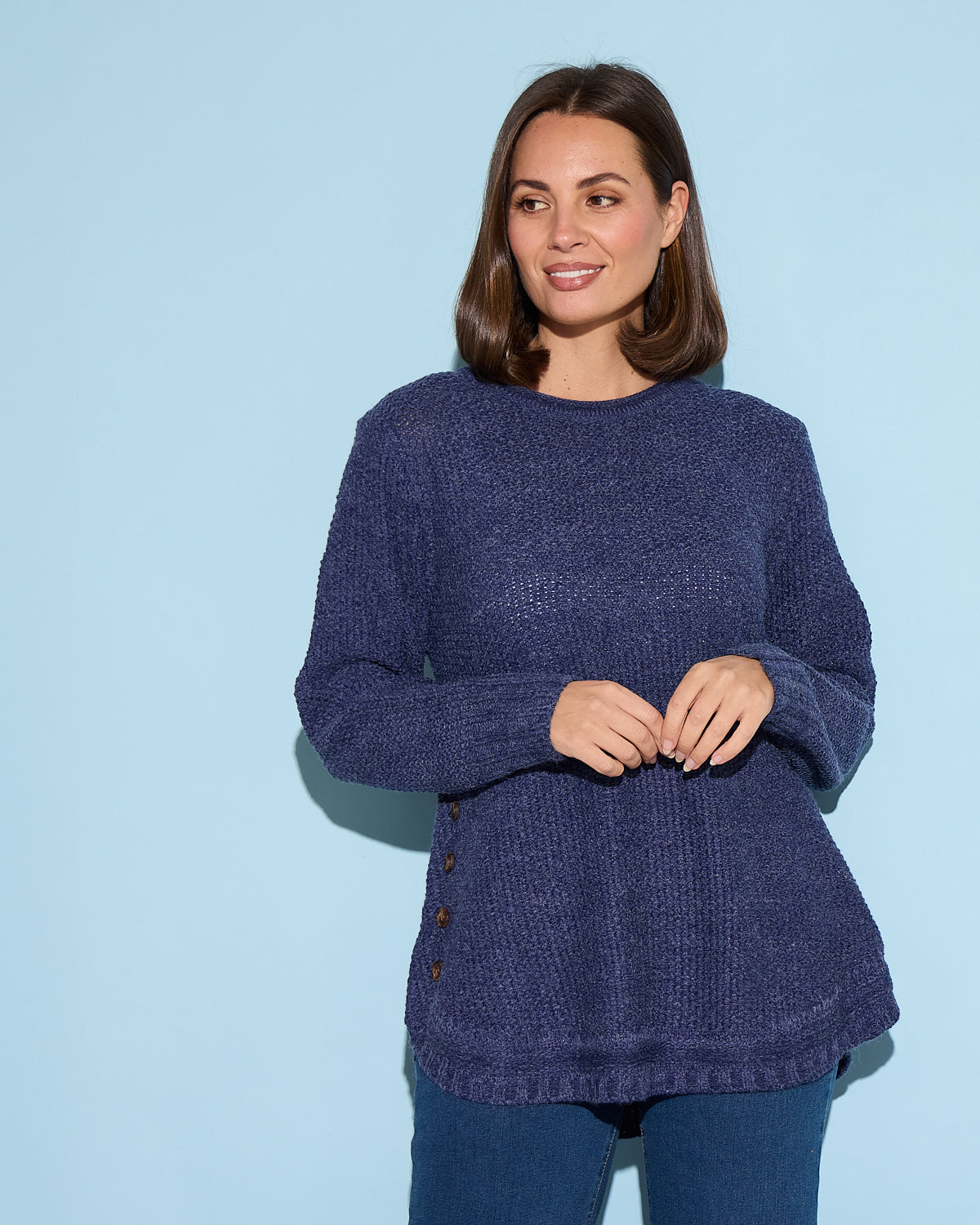 Paris Knit Jumper - Navy