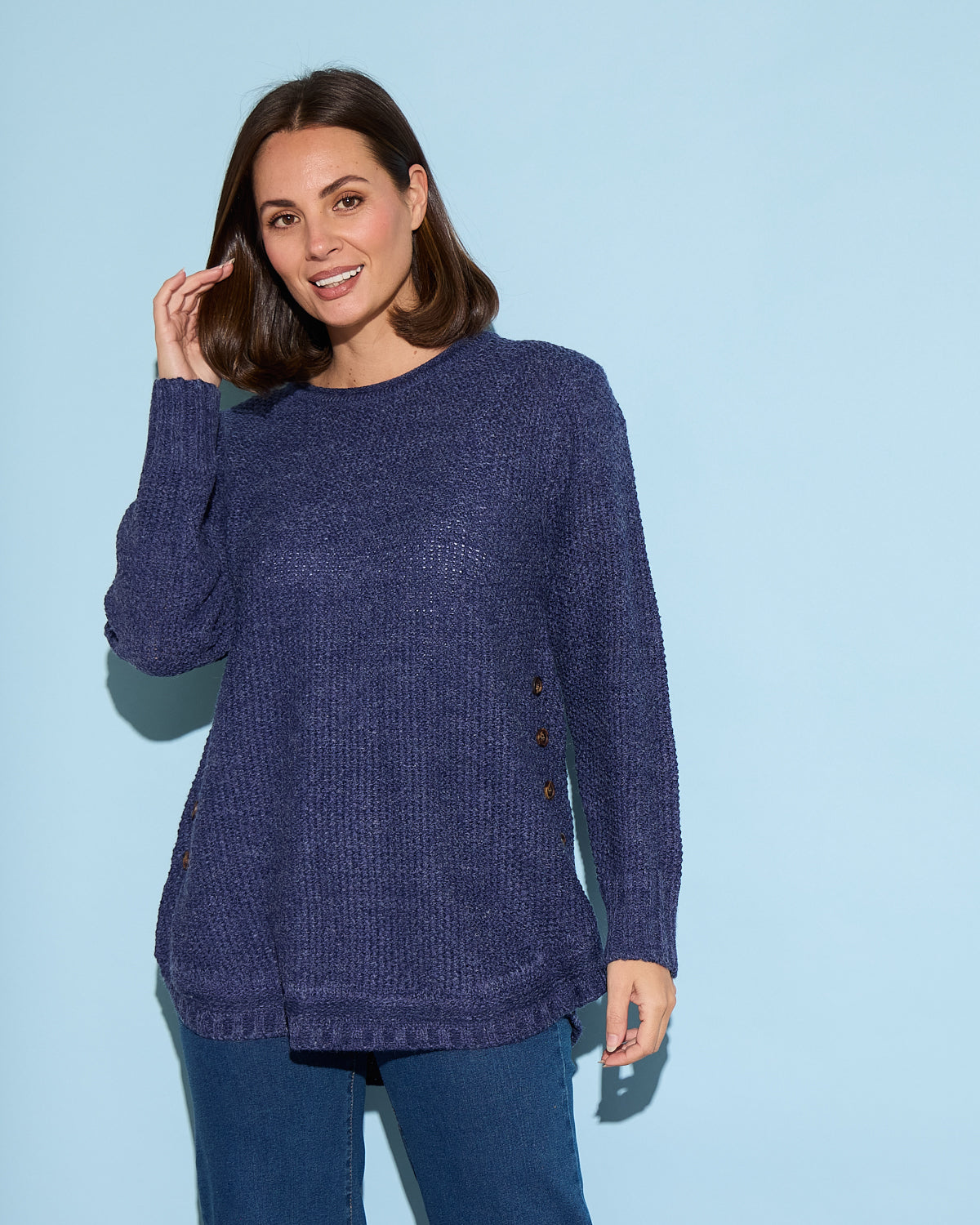 Paris Knit Jumper - Navy