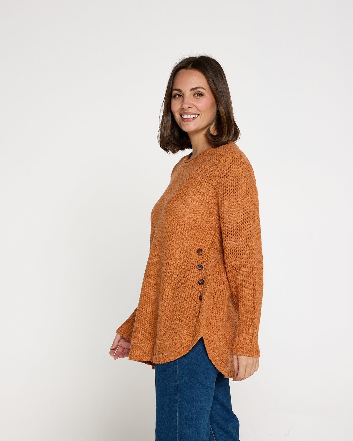 Paris Knit Jumper - Burnt Orange