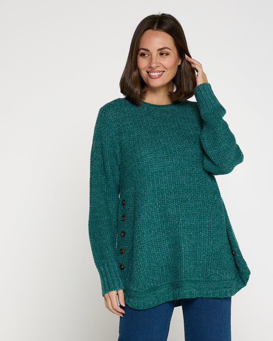 Paris Knit Jumper - Teal
