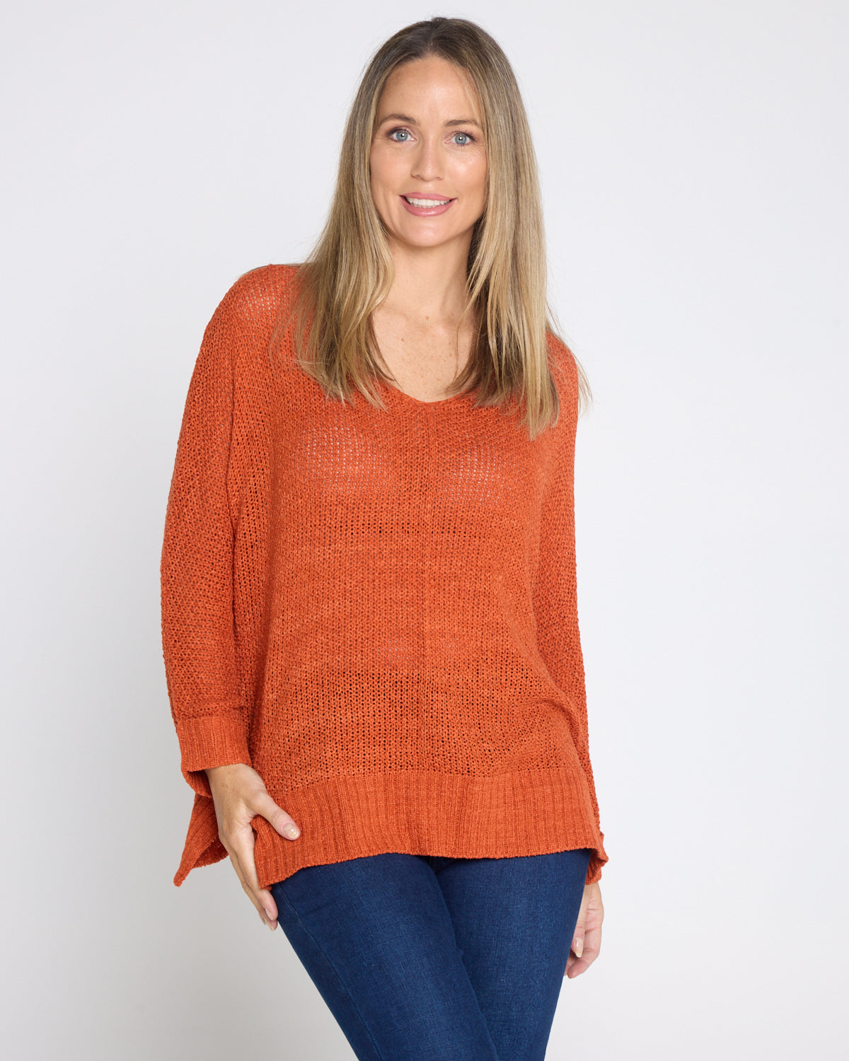 Callie Knit - Burnt Orange