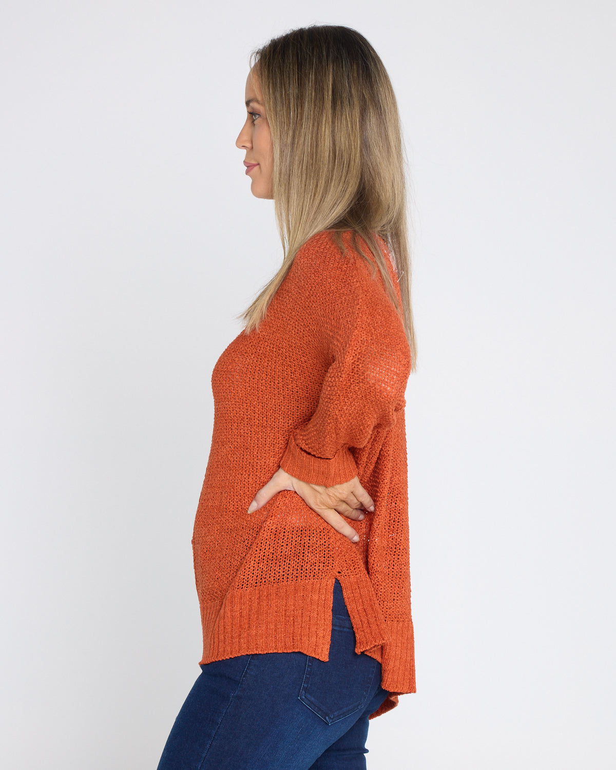 Callie Knit - Burnt Orange