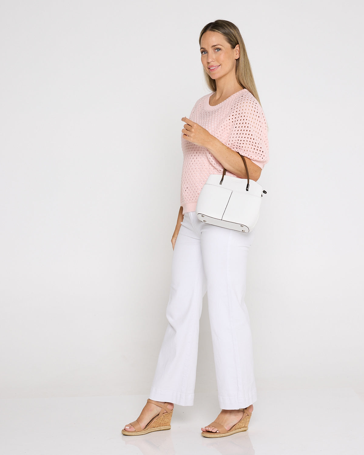 Isla Mini Tote – White