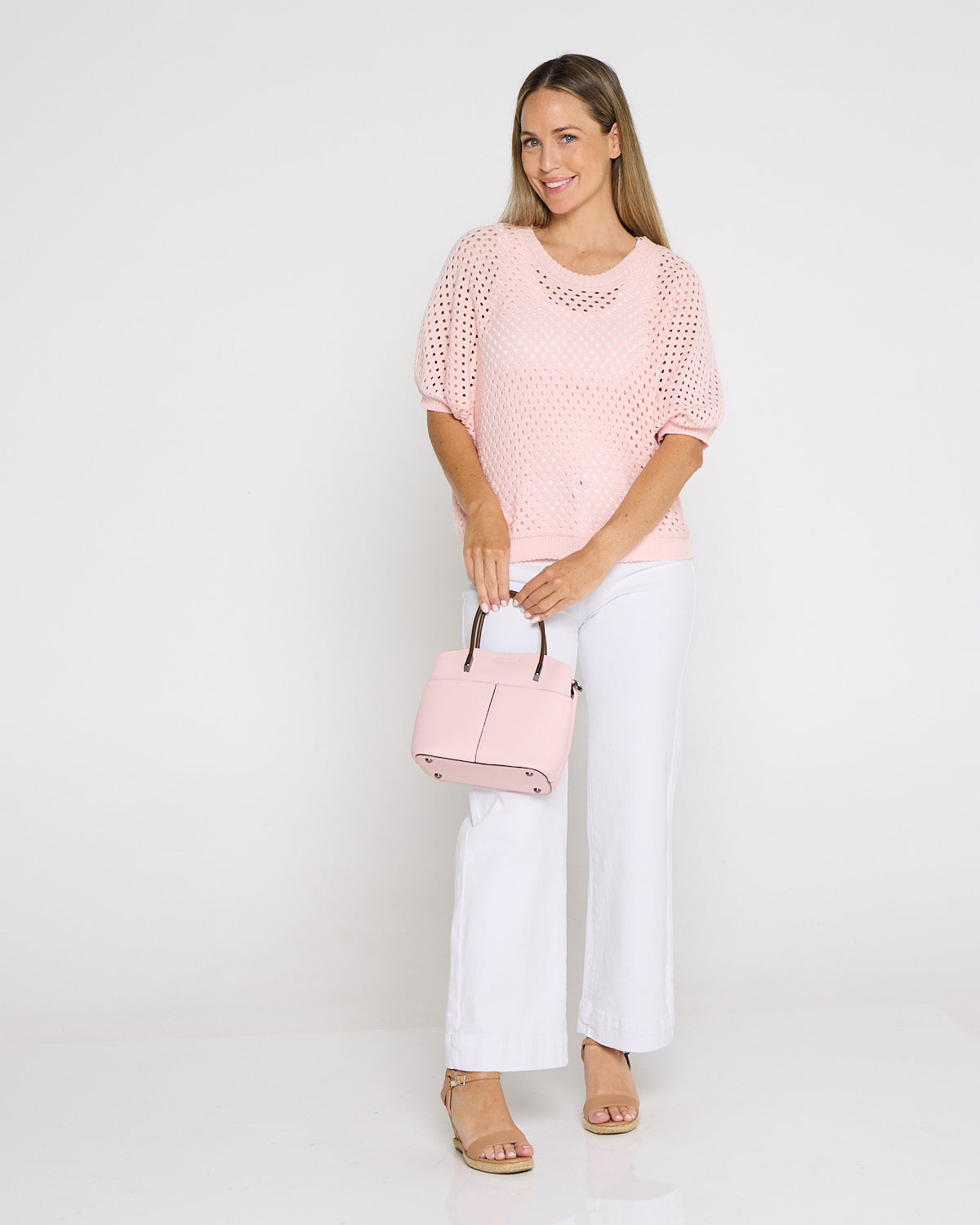 Isla Mini Tote – Light Blush Pink