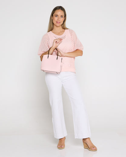 Isla Mini Tote – Light Blush Pink