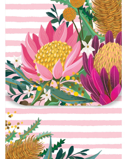 Banksia Stripe Magnetic Pocket Notepad