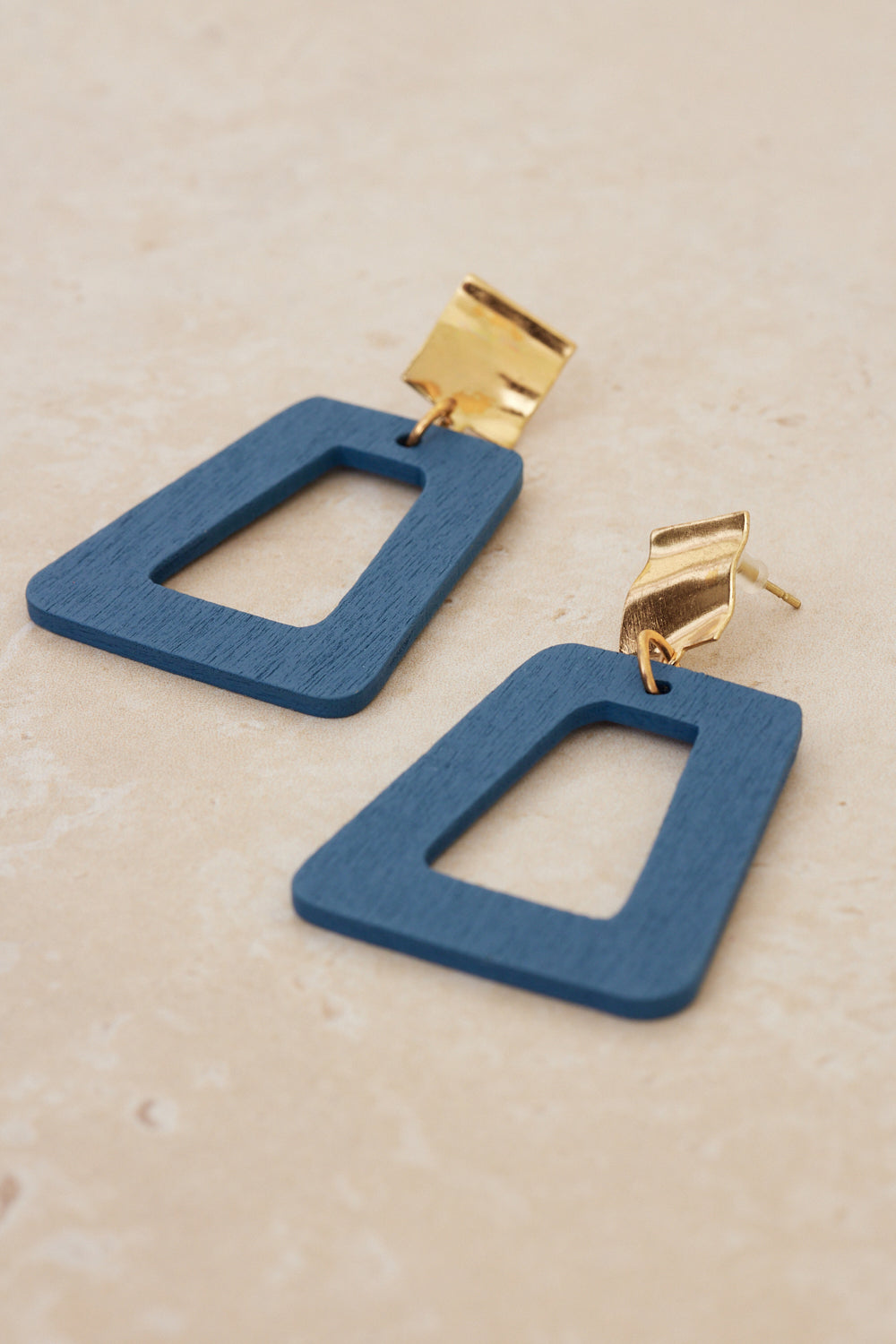 Linden Earrings - Blue